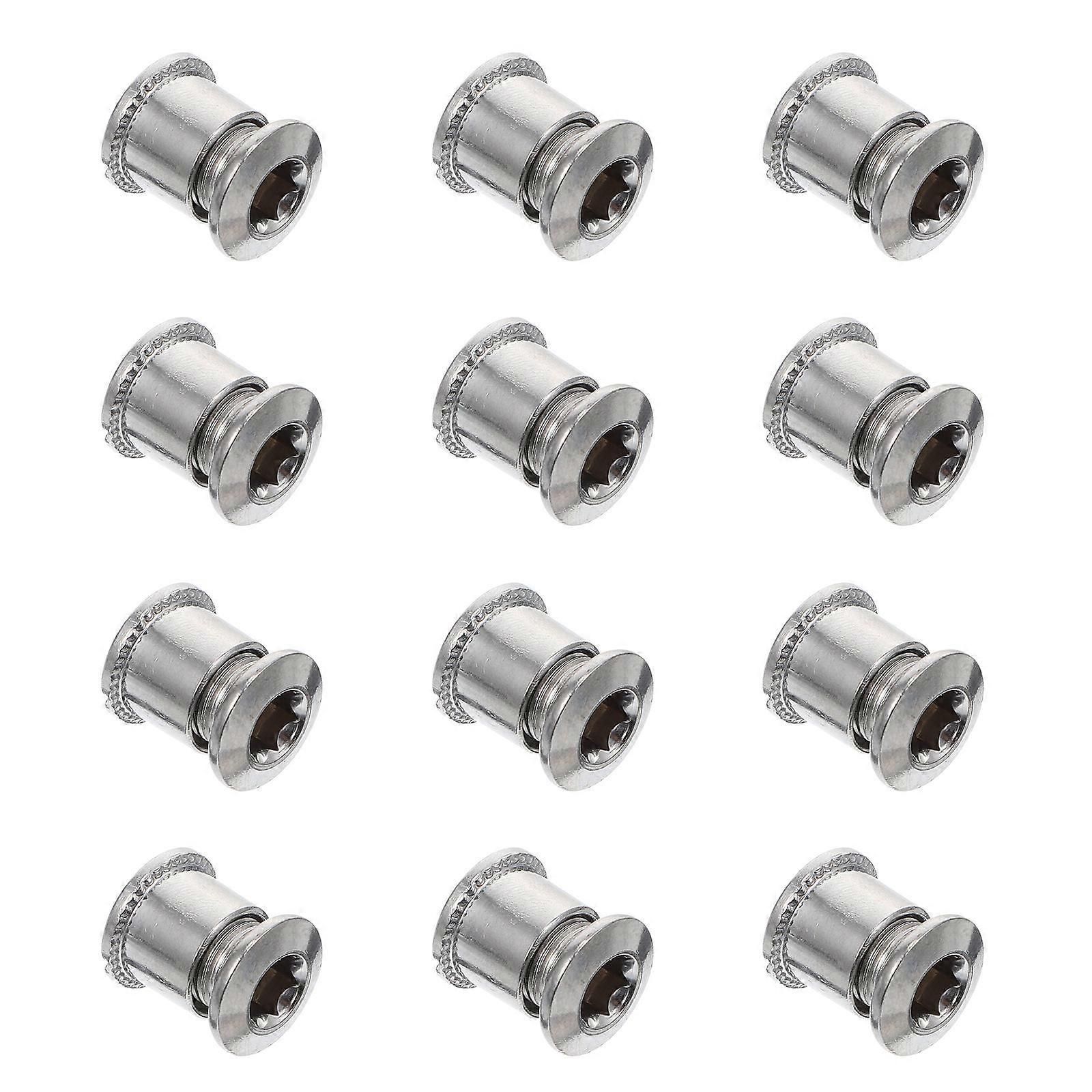 Chain Wheel Screw Road Bike Installation Lightweight 0.59X0.51X0.51inch 12Pcs