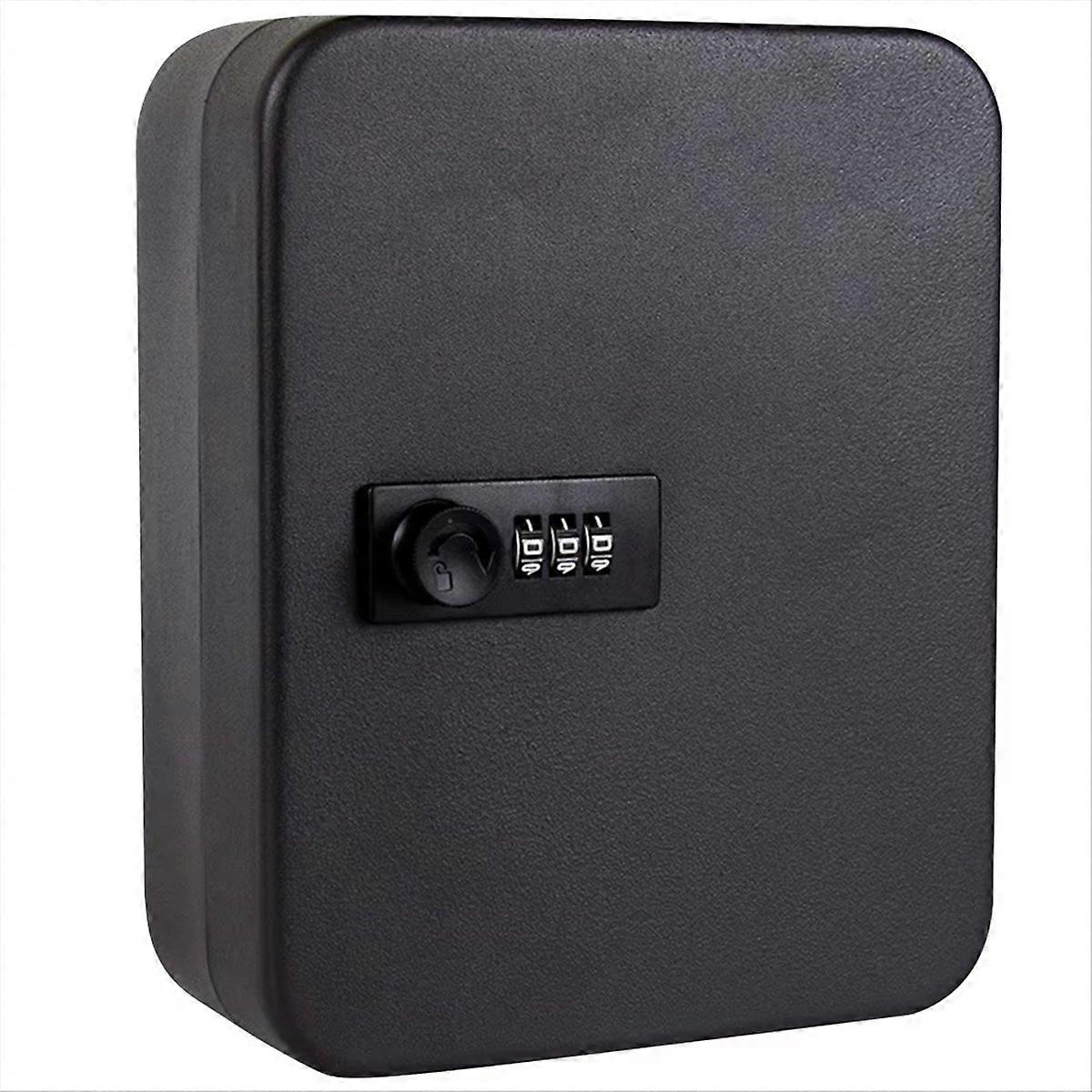 Combination Key Cabinet 36 Key Hooks Key Box