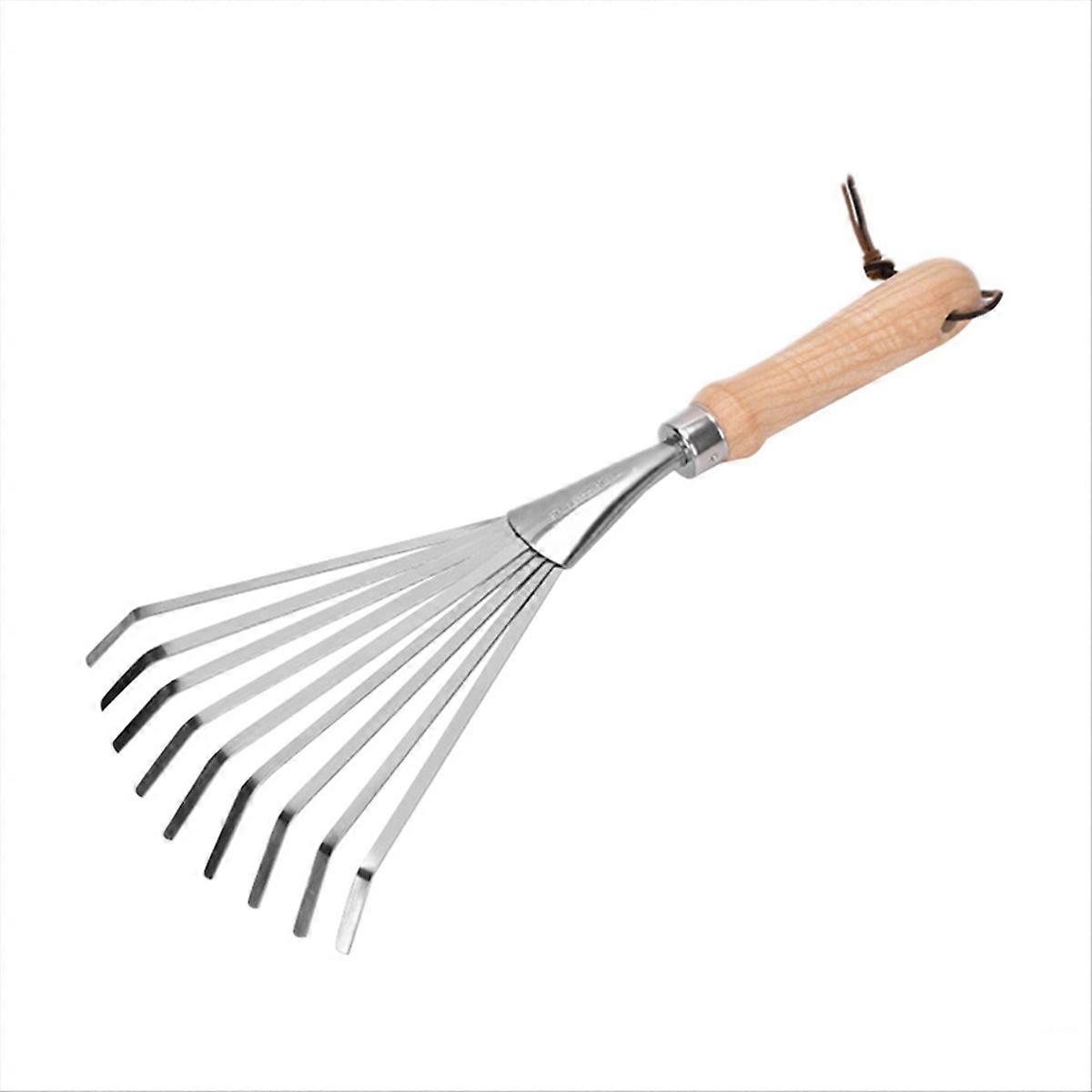 Hand Rake, Garden Hand Rake Soil Cultivator, Small Leaf Rake