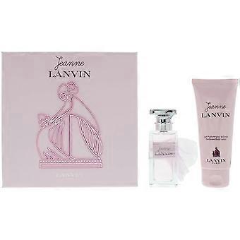 Lanvin Jeanne Gift Set 50ml EDP Spray + Body Lotion 100ml