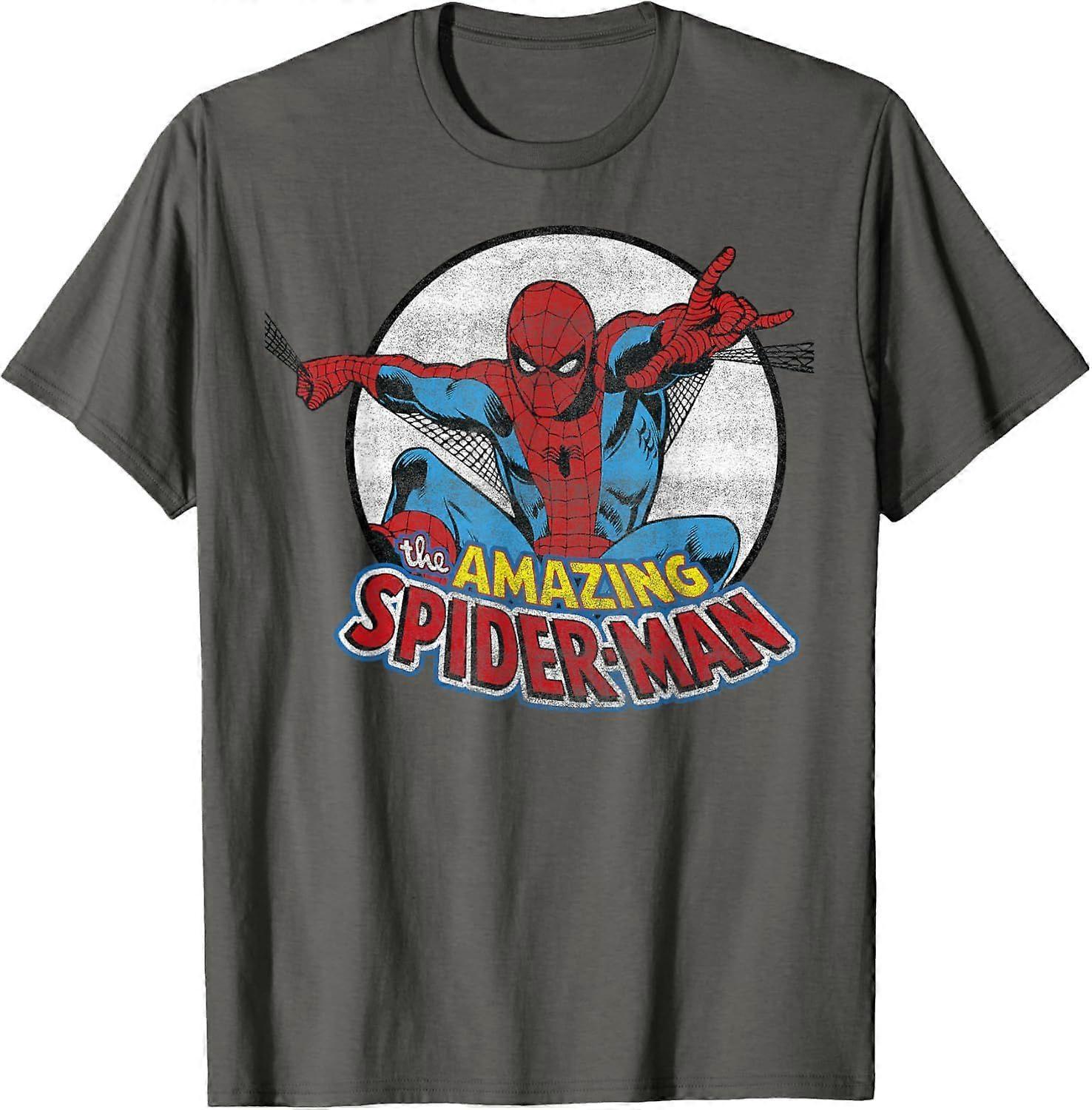 Marvel Amazing Spider-Man Retro Vintage Graphic T-Shirt TN 2175
