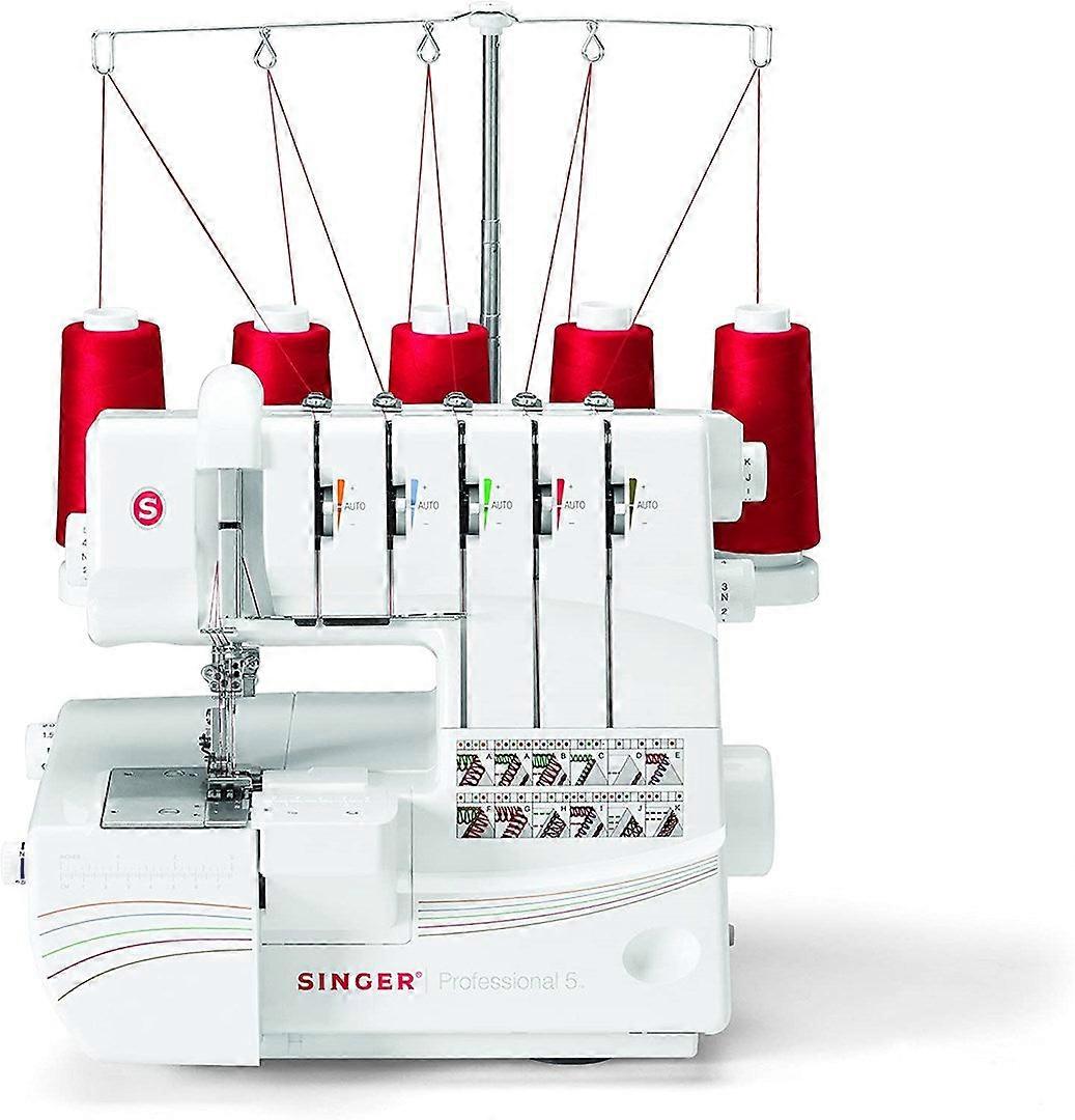 Overlock Singer 14t968 Sewing Machine, Electric Current, White