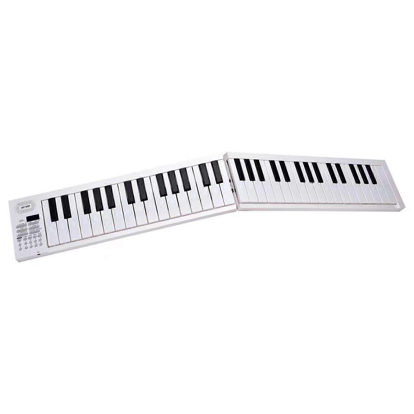 Portable Electronic Keyboard 61Key Foldable Piano with Teaching Functions and Multiple Sounds
