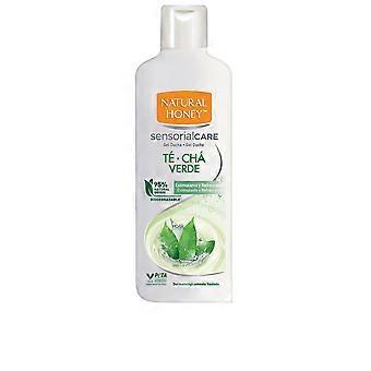 Naturlig honning grøn te showergel 600 ml unisex