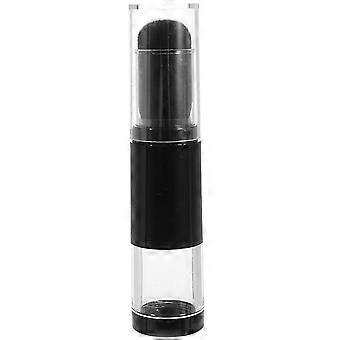 Foundation Brush Makeup Brush Travel Blush Brush with Refillable Loose Powder Bottle Jar