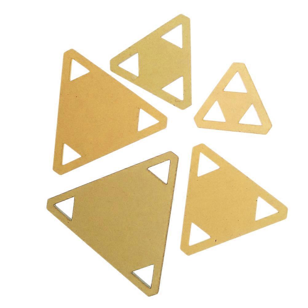 5pcs Triangle Templates Quilting Patchwork Embroidery Model Handmade DIY Sewing Tool Set