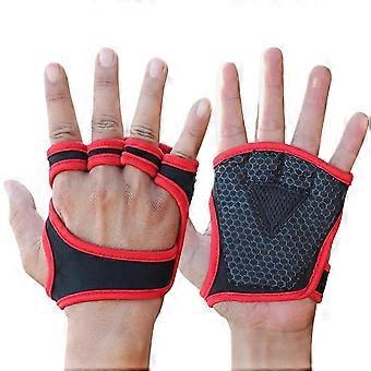 Wrist exercise fitness gloves, women's anti-slip half-finger protective gear, men's equipment training, yoga exerciseh