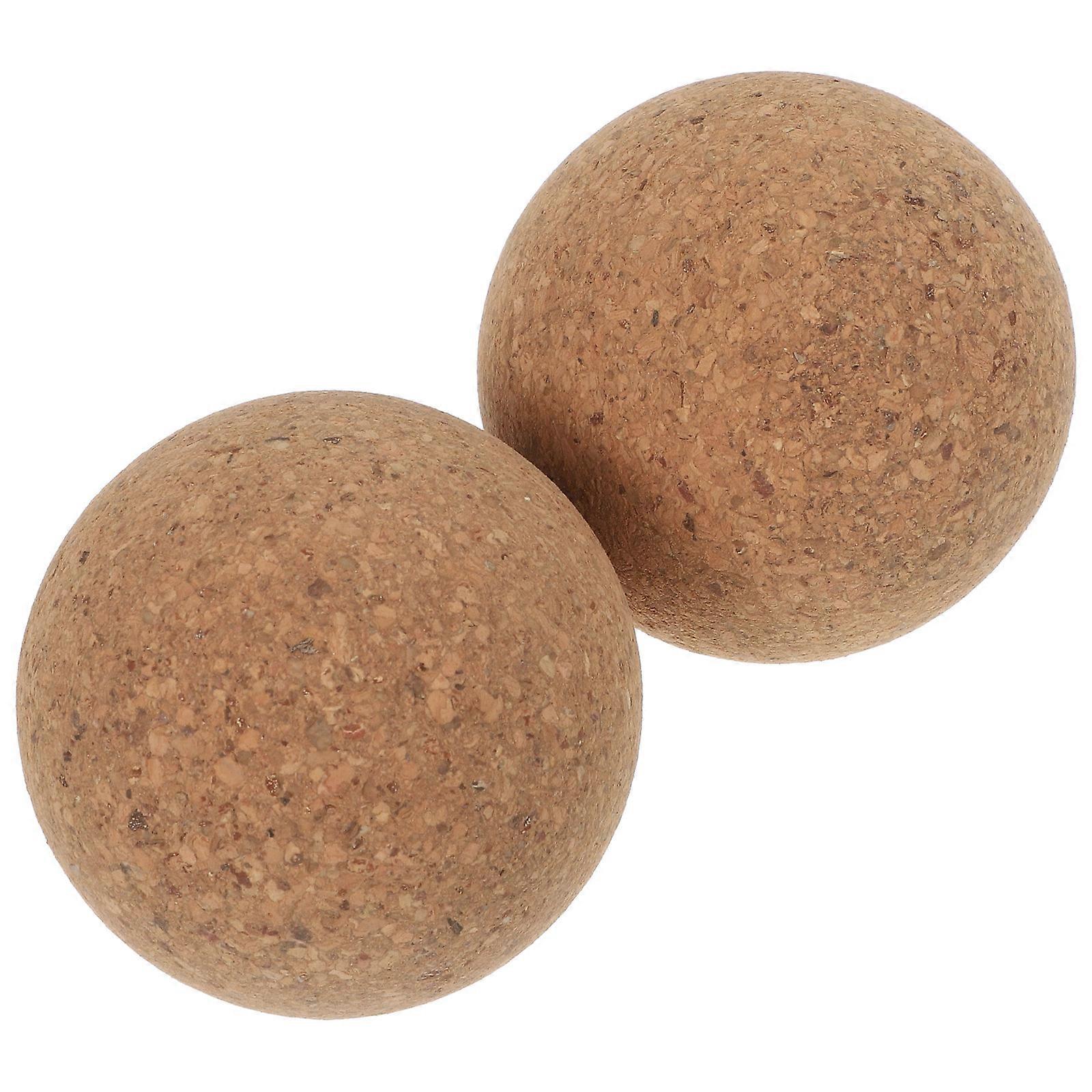Glass Ball Multi-Function Decanter Stopper 2Pcs Compact Wooden