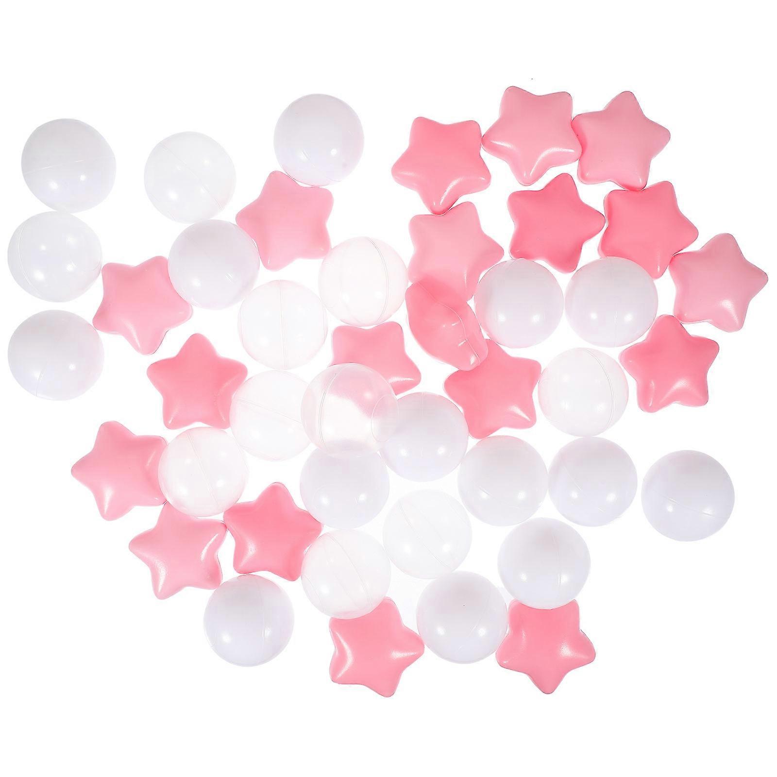 Five Pointed Balls Assorted Color for Playing 100Pcs Plastic Balls Set