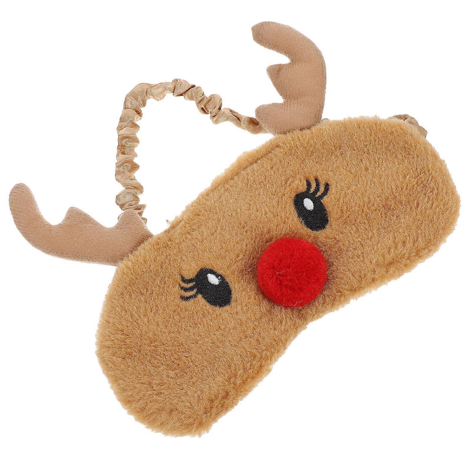 Eye Patch Plush Sleeping Blindfold for Napping and Travel