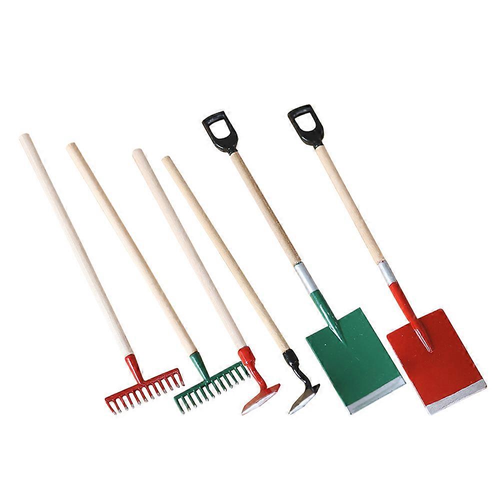 Miniature Farm Tools Doll House Props for Simulation 2Sets