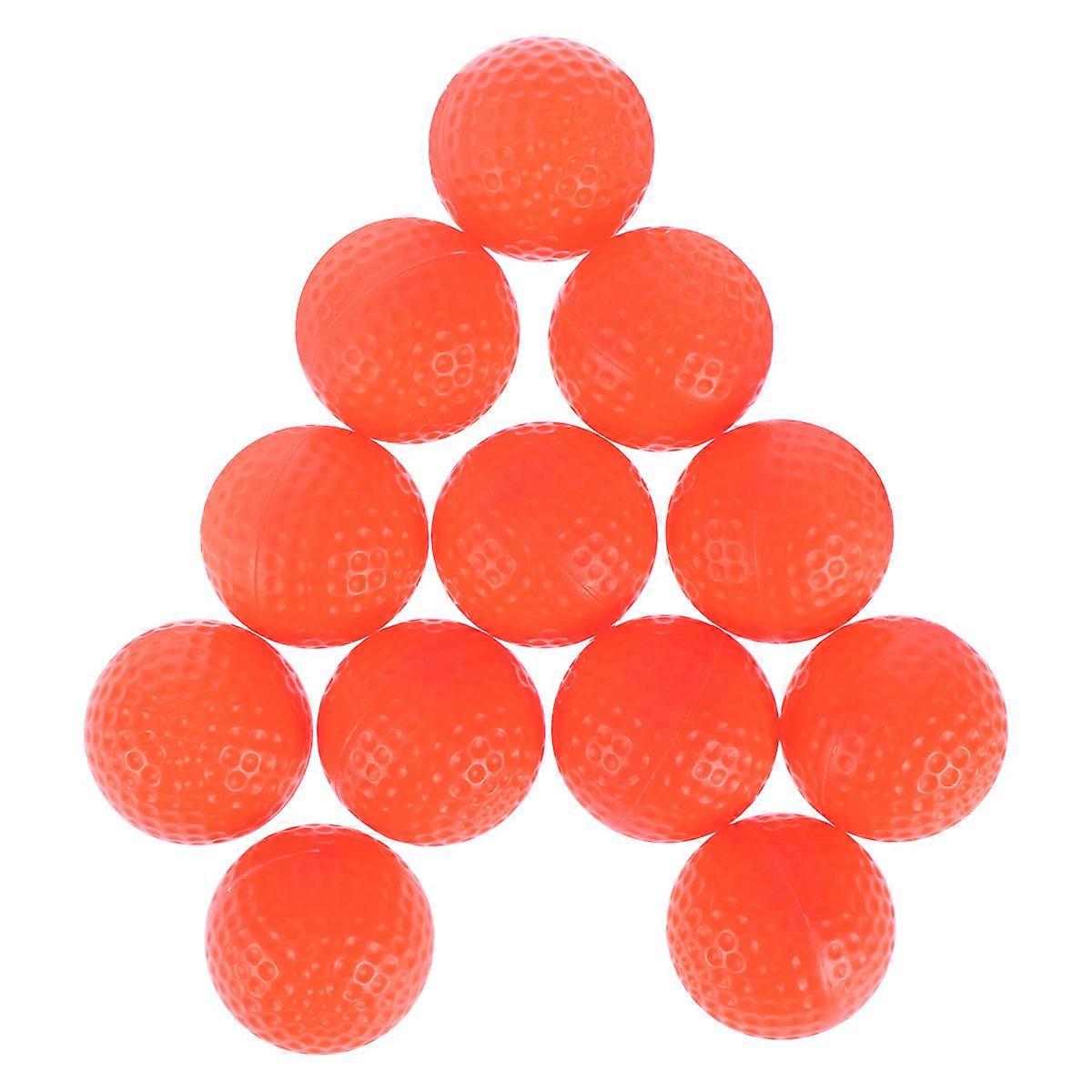 Orange Balls Indoor Training Golfball for Practice Use 36Pcs