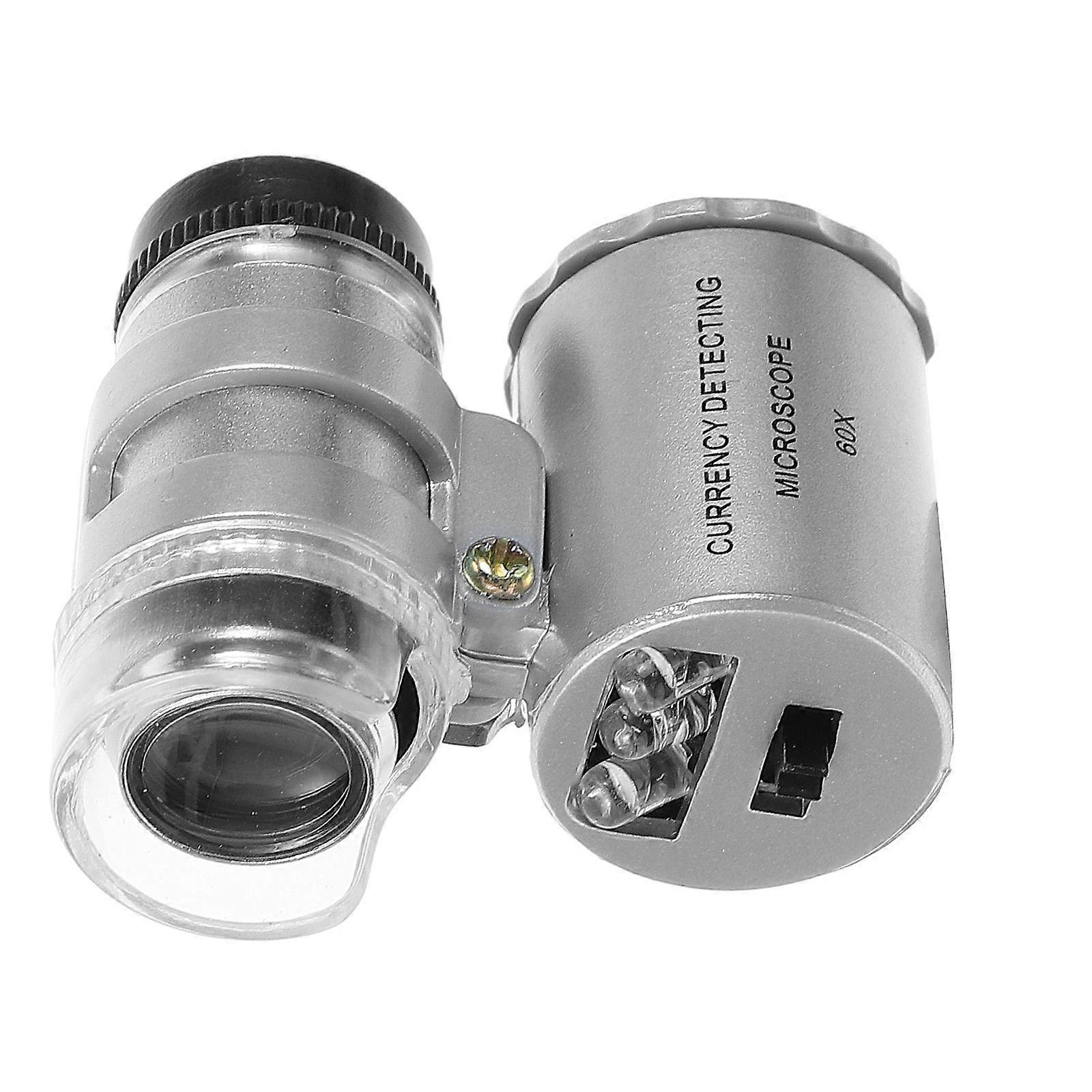 Microscope Magnifier Pocket Microscope for Jewelry Detecting
