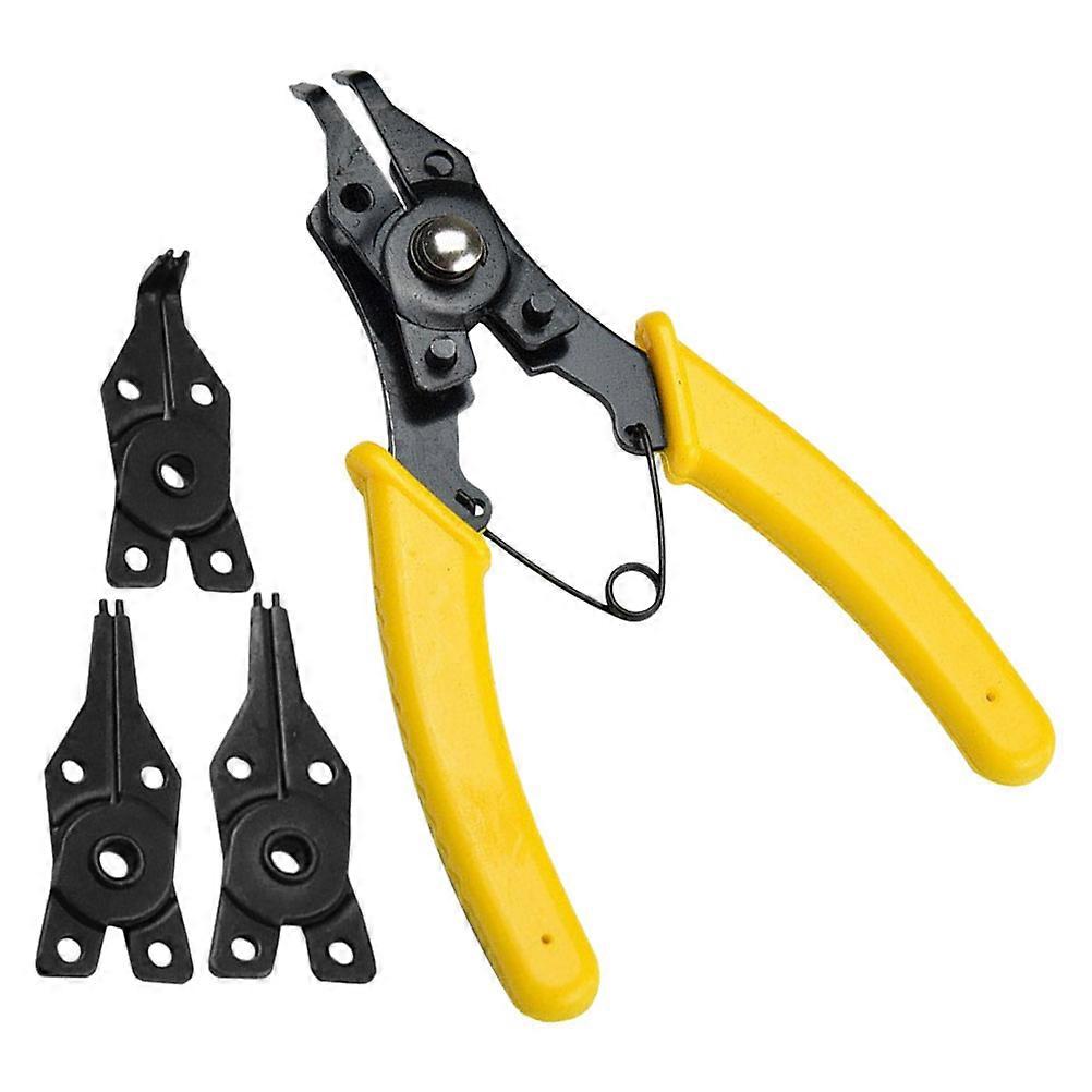 Circlip Pliers Spring Loaded Set for Easy Snap Ring Removal 1Set