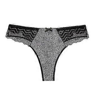 Tanga sexy de talle bajo para mujer, ultrafina y transpirable, tallas grandes L, XL, 2XL, 3XL, 4XL, 5XL.