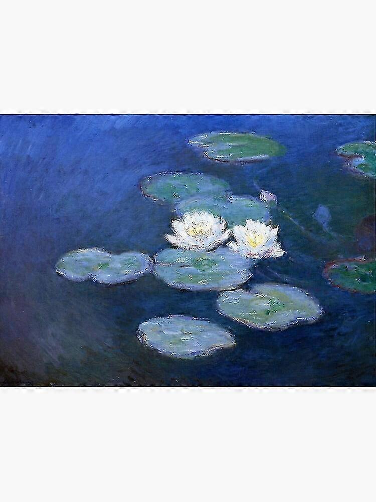 Två näckrosor Monet konst mode konstdekor ram