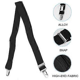 2pcs luva clipe luvas suporte chapéu cabide luvas clipe crianças ajustável elástico luvas pegador chapéu clipe para exterior exterior inverno (preto)