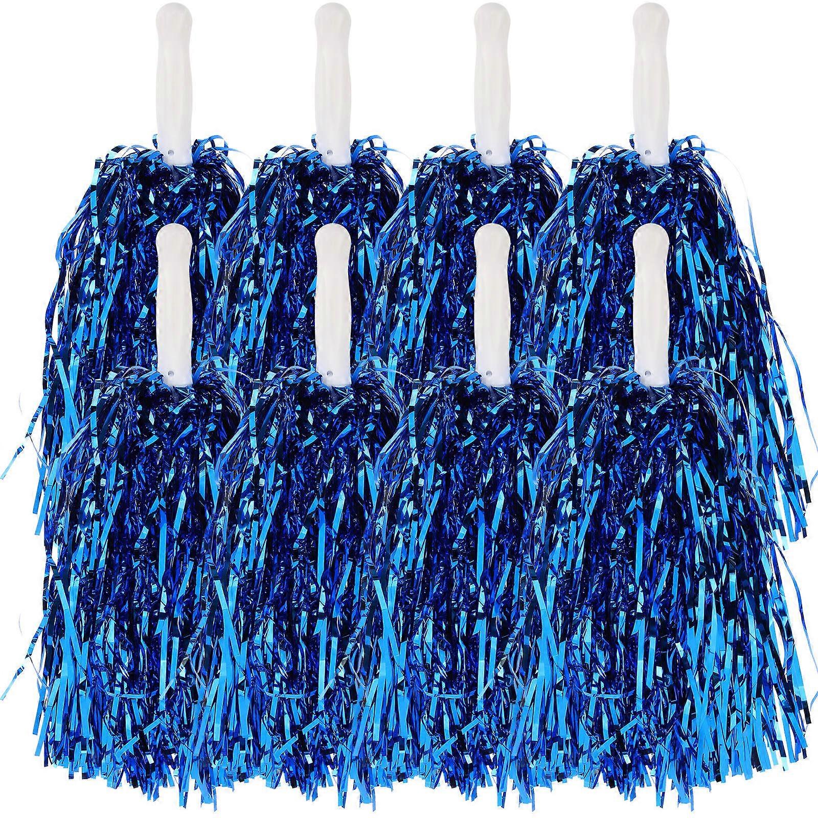 Cheerleading-Pompons, blau, 24 Stück