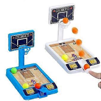 2Pcs Basketball Game Toys, Tabletop Basketball Shooting Game for Kids Adults, Desk Games for Adult to Reduce Stress, Party Favors for Boys Girlsa