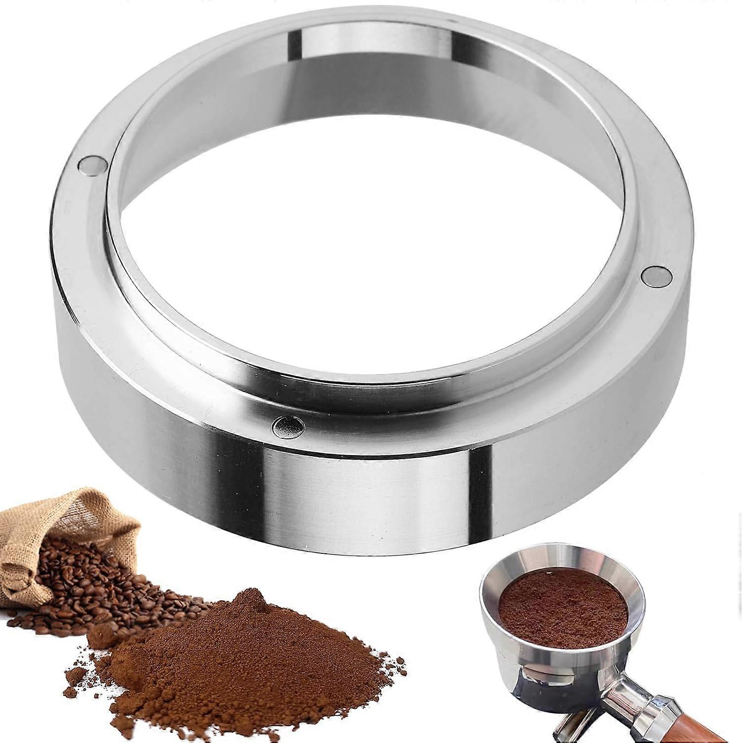 Dosing Ring, Magnetic Aluminum Espresso Coffee Funnel, Reusable Coffee
