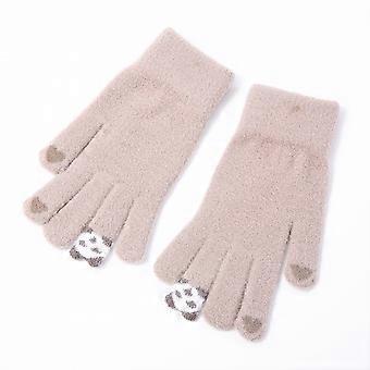 Woman Gloves Thicken Gloves for Winter Warm 1Pair