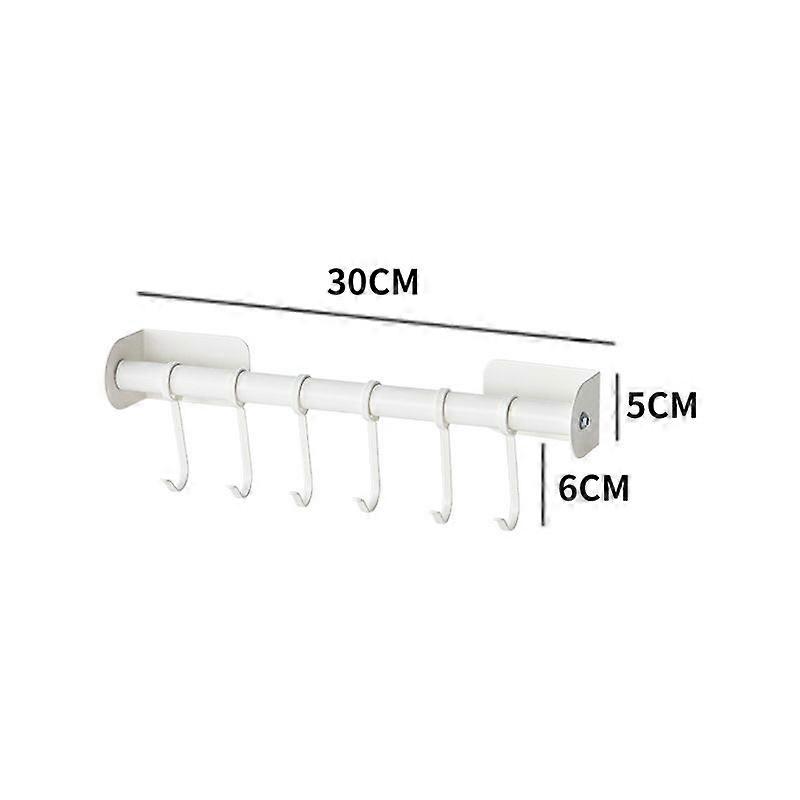 Hanging rod support white 30cm
