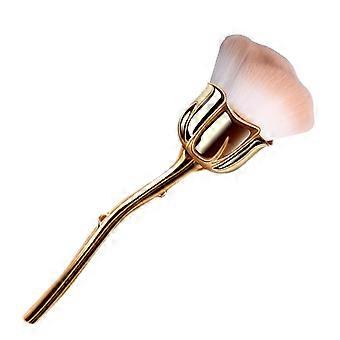 Rose Makeup Brush Blush Brush Super Large Face Powder Makeup Brushes for Powder CosmeticGold