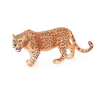 Realistic Leopard Figurine, PVC Wild Animal Figure  Lifelike Leopard Toy Model for Kids, Perfect Educational Dcor & Playset, Safari Animal Decoration 