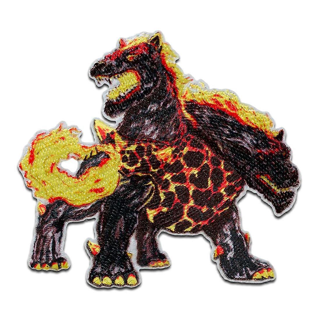 Schleich Eldrador Hellhound - Patch, iron-on transfer, size: 7.5 x 8.2 cm