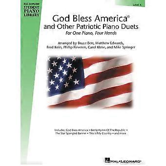 Niech Bóg błogosławi Amerykę i inne patriotyczne duety fortepianowe – Poziom 4: Biblioteka fortepianowa studentów Hal Leonarda (Biblioteka fortepianowa studentów Hal Leonarda (śpiewniki))