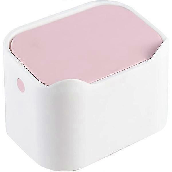 Small trash can, portable mini trash can, snap lid [MI]