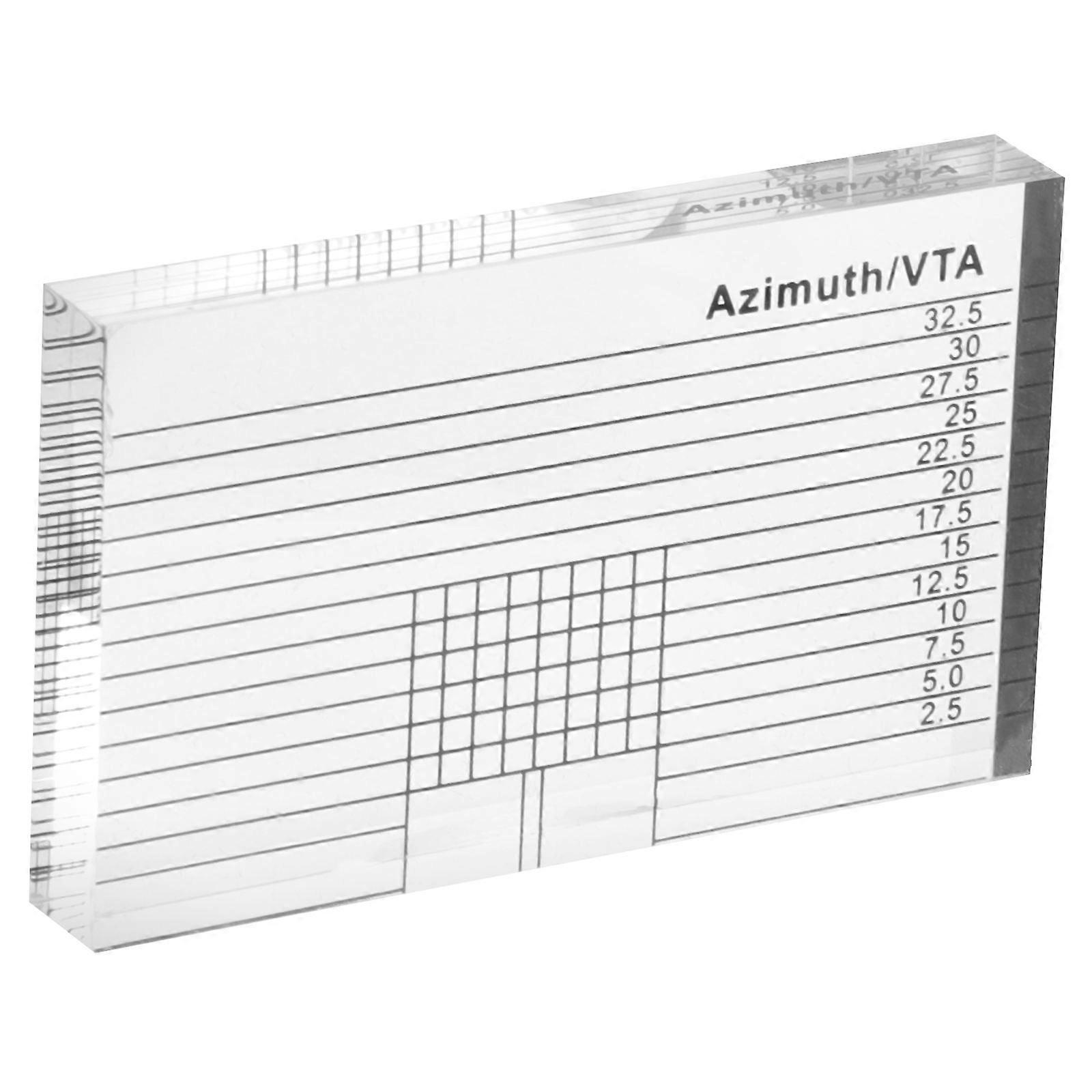 Measurement Acrylic Ruler for Record Player Alignment