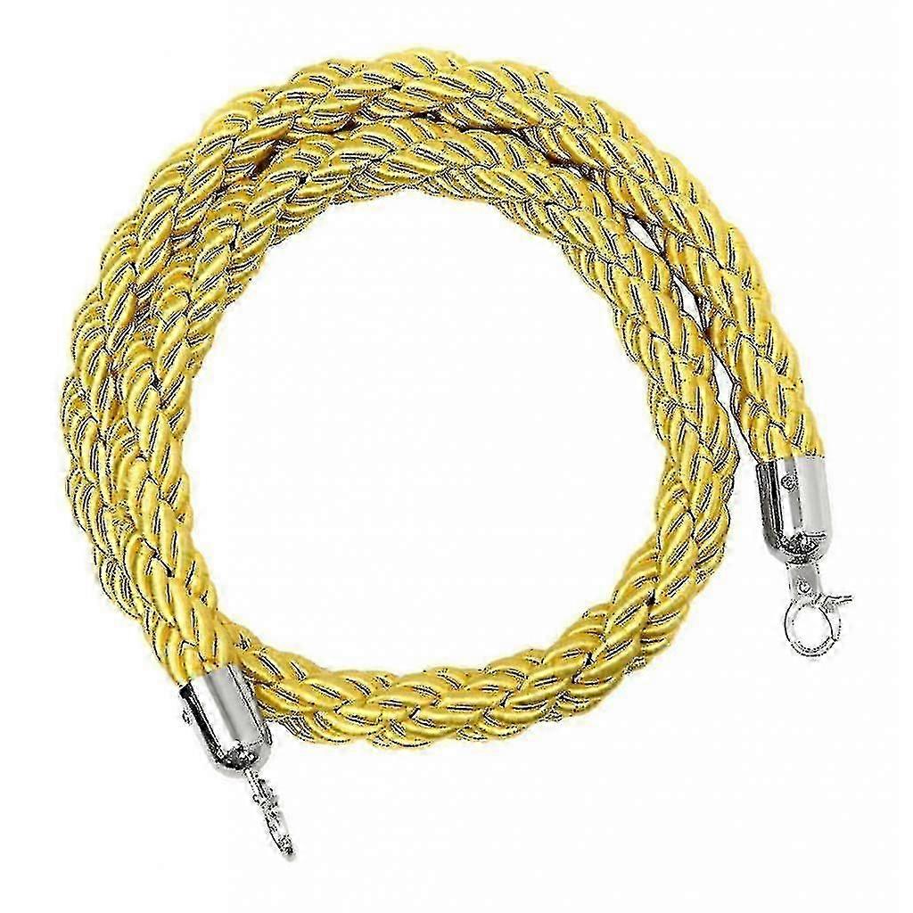 Barrier Rope Crowd Control Stanchion Queue Twisted Rope With Hooks