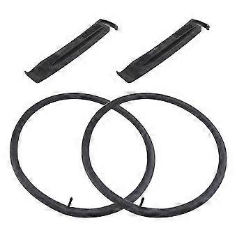 2PCS Bike Tubes compatible with 26 Inch x 1.75/1.95/2.10/2.125 Bike Tire,MTB Bike Inner Tube with Schrader Valve
