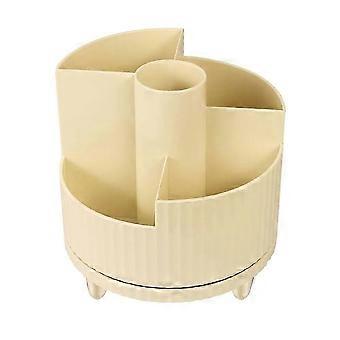 Makeup Brush Holder, 360° Rotating Makeup Organizer Makeup Brush Organizer Make Up Brushes Cup Makeup Brushes Holder,A