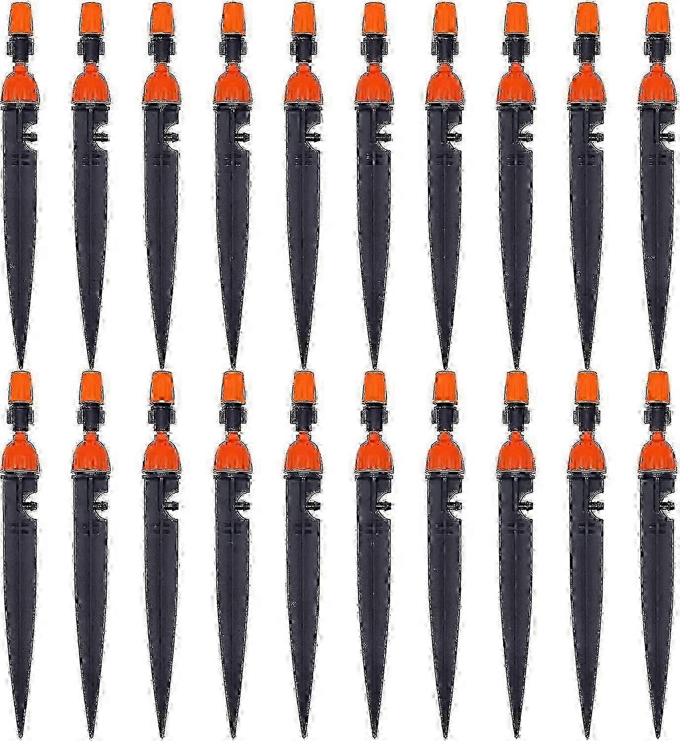 Ground Insert Atomizing Adjustable Dripper 360 Degree Drip Irrigation 50 Pcs - ya01