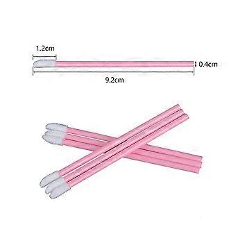 Set van 300 make-up lippenstiftborstels, wegwerplipborstels, make-upborstels voor perfecte lipmake-up (roze)