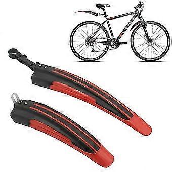 Para-lamas dianteiro e traseiro para bicicleta, leves e duráveis, em polipropileno, oferecem proteção contra todas as condições climáticas para ciclismo urbano e de montanha.