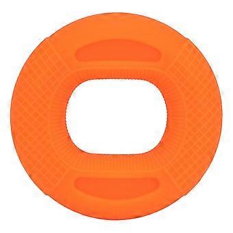 50 to 60lb Silicone Hand Grip Strengthener Double Strength Orange for Stress Relief