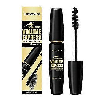 Waterproof Mascara Volumizing and Lengthening Formula Thickening, Curling & Long-Lasting, Smudge-Proof for All-Day Wear, No Clumping for Beginner-WHBY