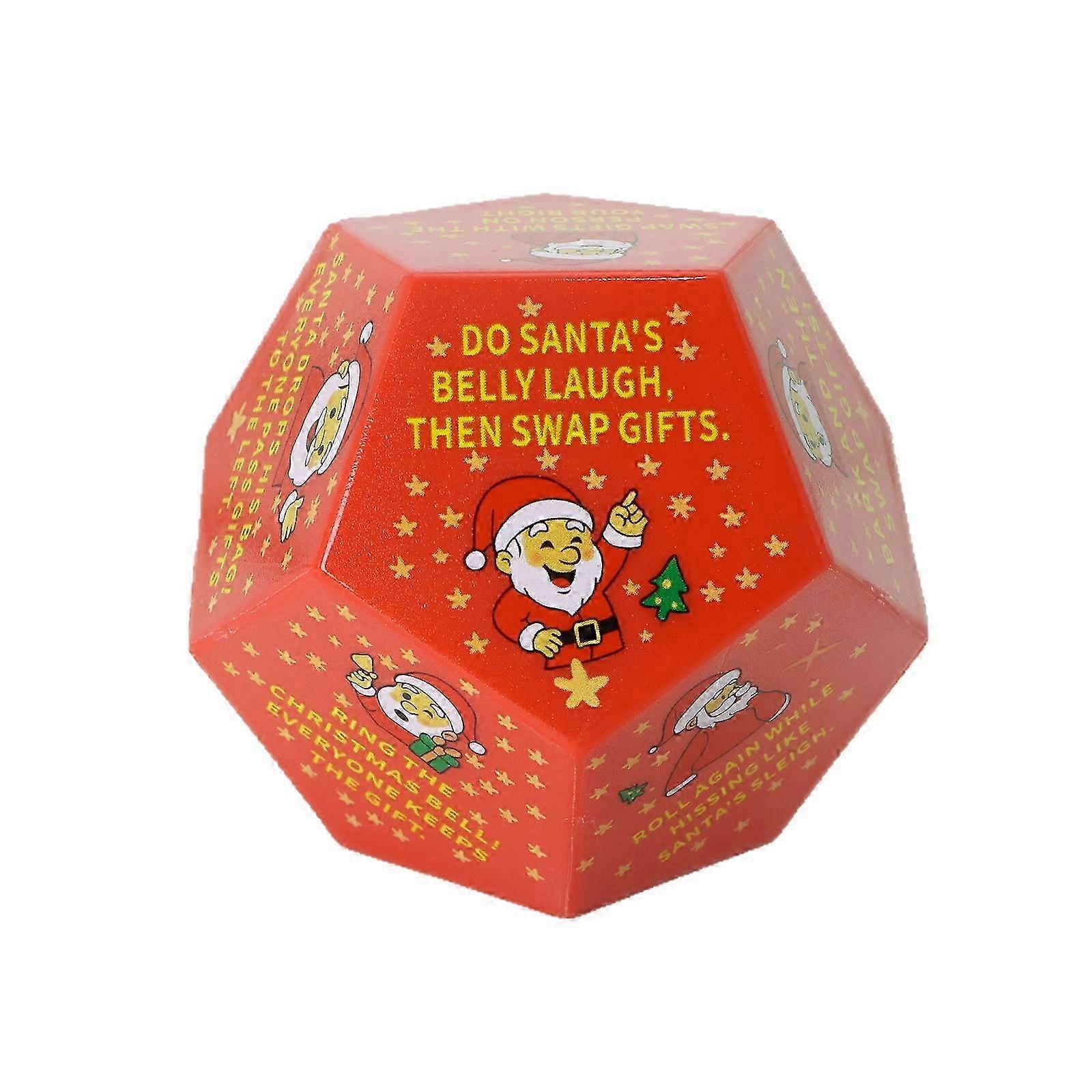 Festive Elf-Themed Gift Exchange Dice