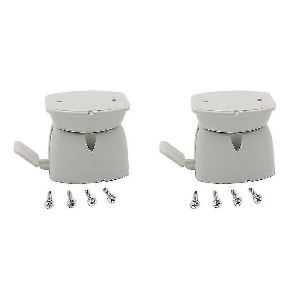 2006+ Coachman Elddis Caravan White Plastic Door Retainer Catch Replacement Kit
