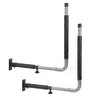 Car Roof Box Wall Mount Rack Foldable Telescopic 50KG Load Bearing Kayak Storage Hooks Hanger for Canoes Surfboard