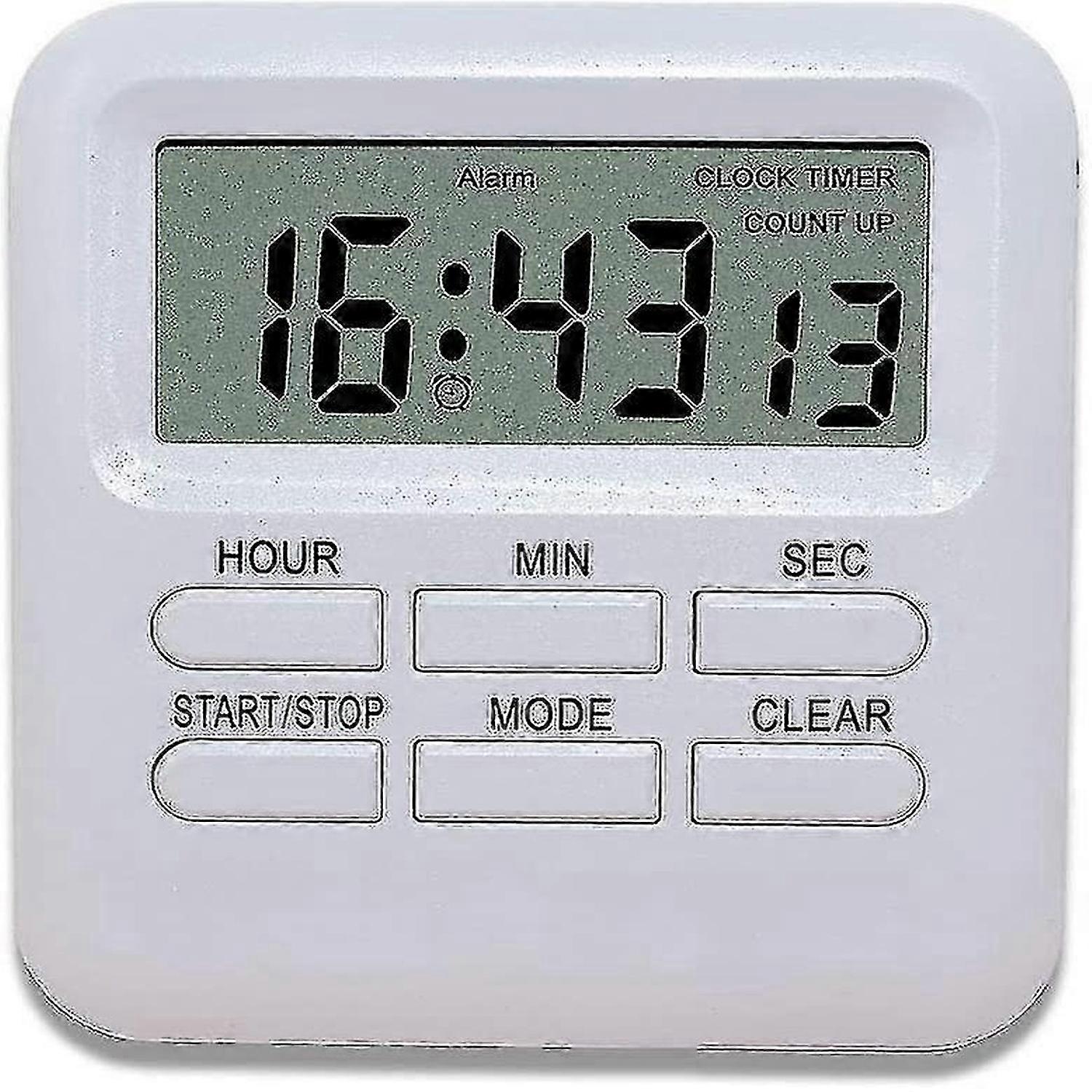Digital Timer With 3 In 1 Clock / Alarm Function, Magnetic Kitchen Timer, Countdown Stopwatch Timer