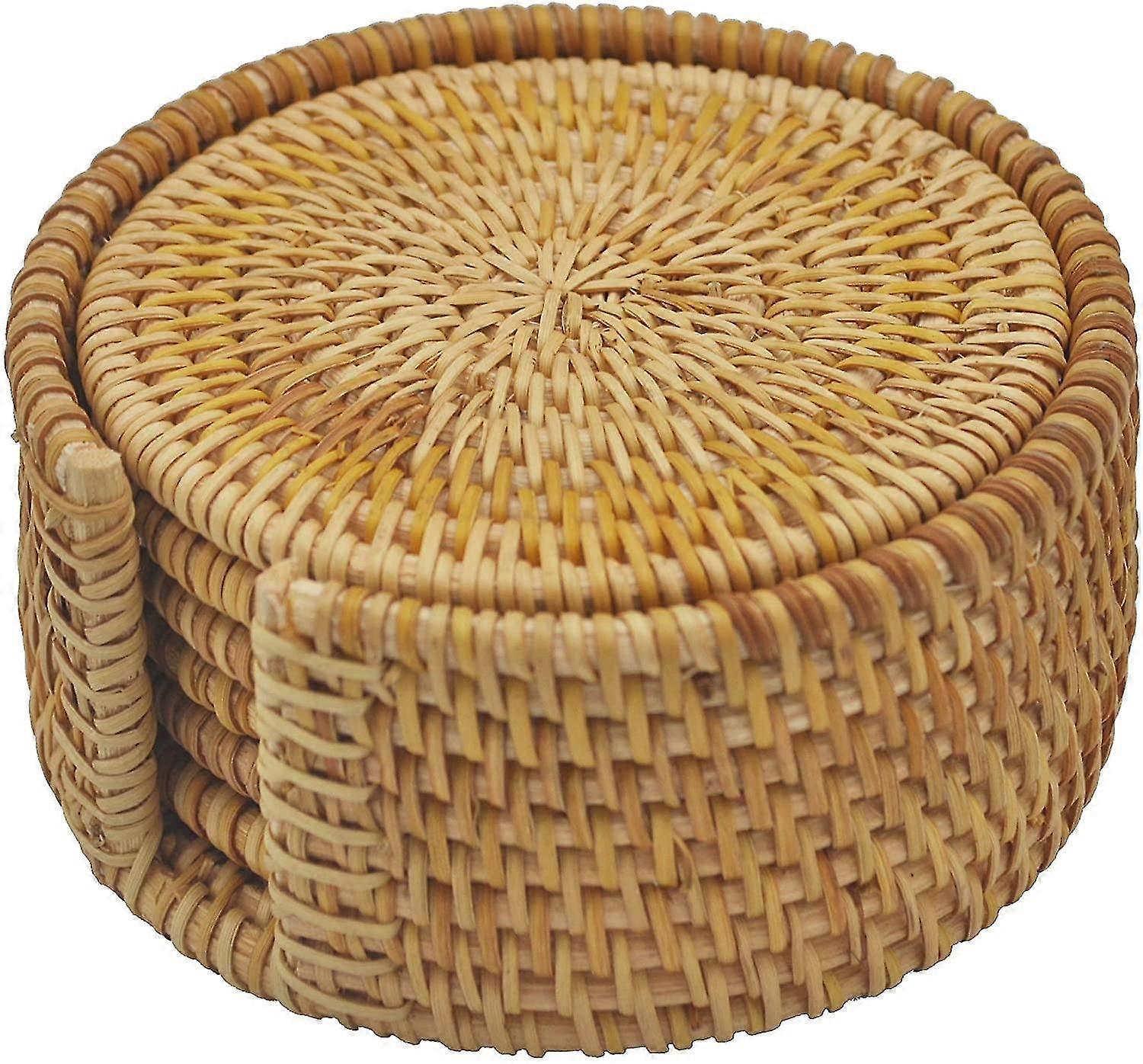 Rattan Coasters,tylish Handmade Braided Coasters