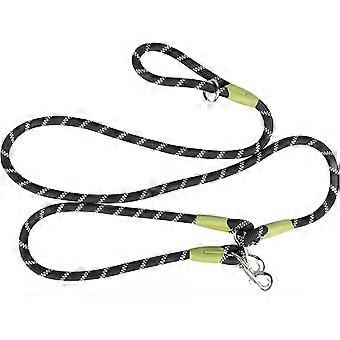 Dog Leash for Large/Medium/Small Dogs, Hands-Free Leash, Made of Heavy-Duty Nylon, 2.5m Length, 1.2cm Diameter, Black