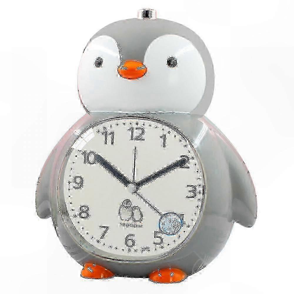 Grey Penguin Alarm With Soft Light