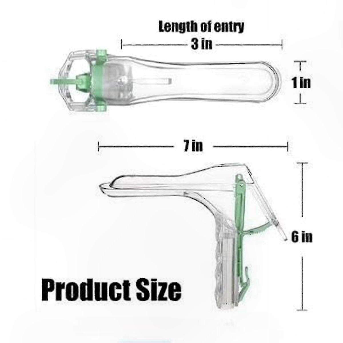 Adjustable LED Lighted Mirror Clip for Professional Use Reusable Speculum Tool