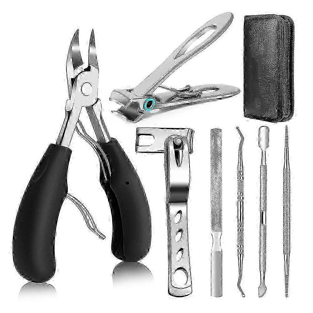Wide-Opening Rotating Nail Clippers
