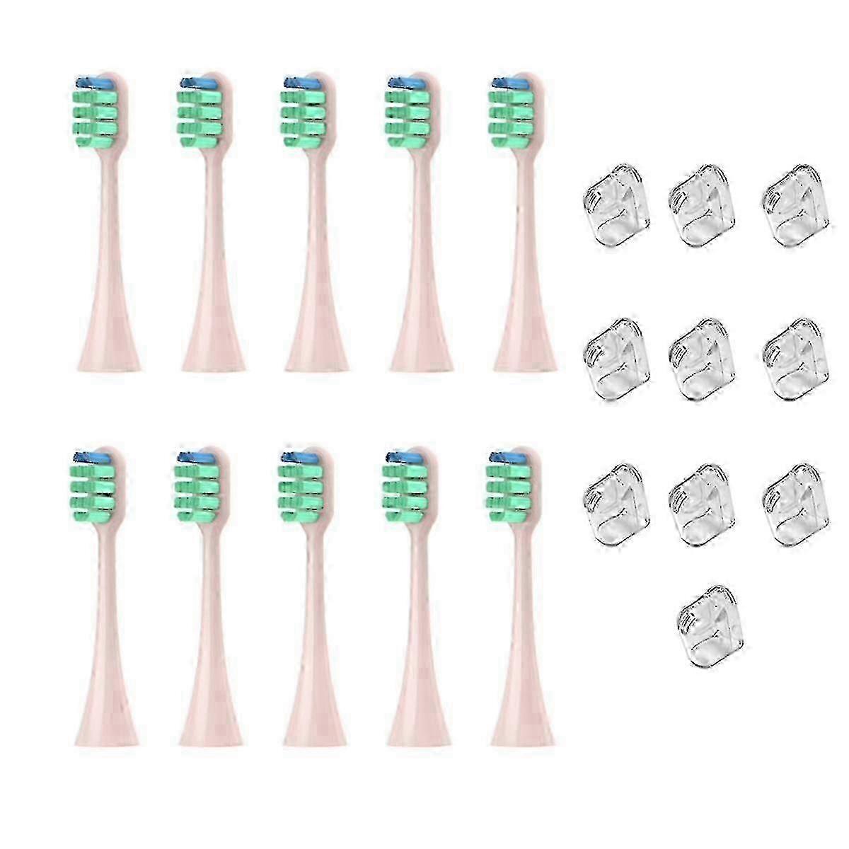 compatible with EW-DC01 Replacement Electric Tooth Brush Heads Pink